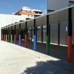 Protector columna cuadrada