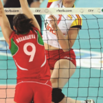 Voleibol competición 4mm PP Línea Oro negroCinta rfev