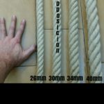 Cuerda trepa Lisa con acabado termosellado de 26mm de grosor