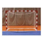 Juego de porterías de fútbol sala móviles base rectangular