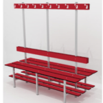 Banco doble perchero superior