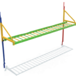 Escalera de braquitacion pared