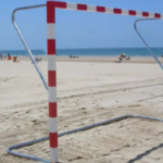 Porterias de aluminio balomano playa