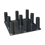 Soporte vertical para barras olimpicas