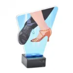 Trofeo metacrilato baile
