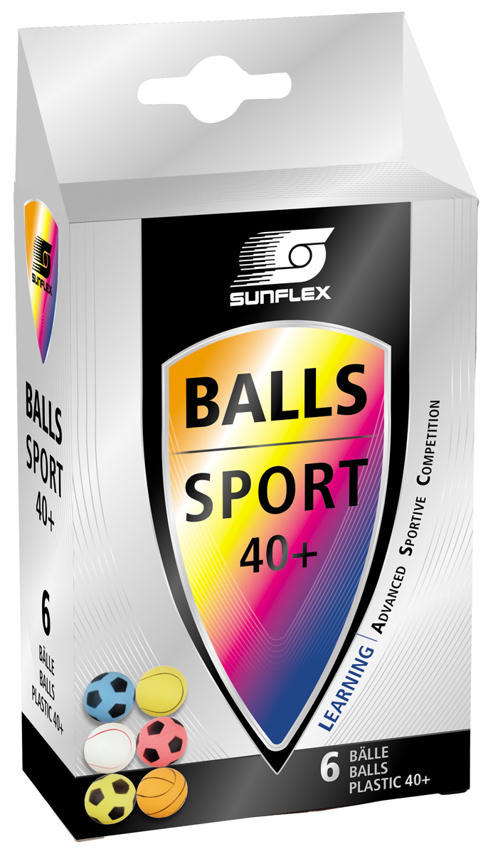 20608_TT-Ball_SPORT_VP Cajas de 6 Bolas Tenis de Mesa - Imagen 1